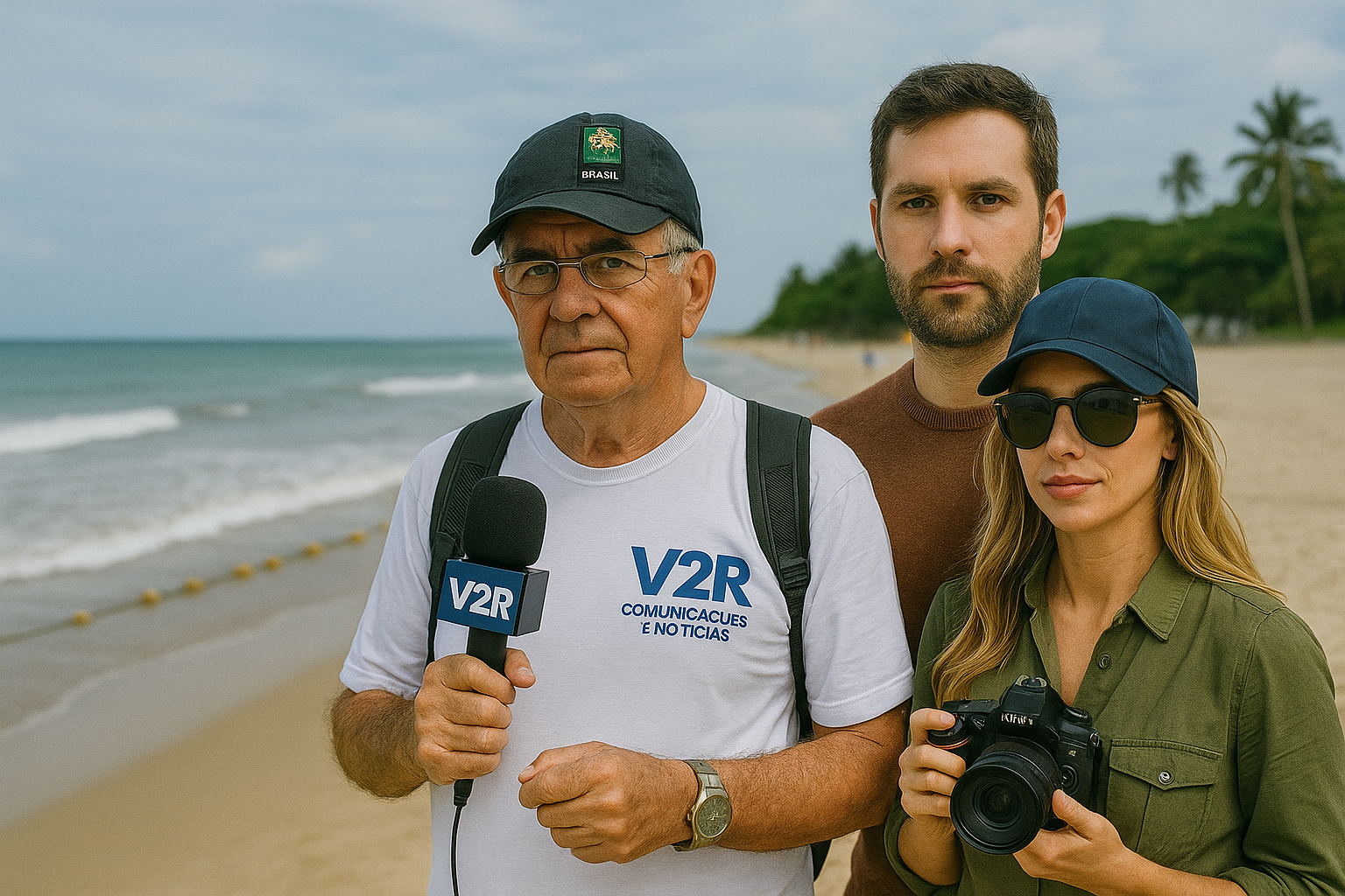 as vezes na praia