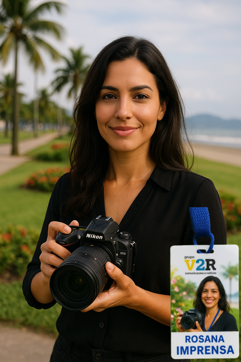 Rosana, nossa mais nova correspondente do Litoral Sul Paulista